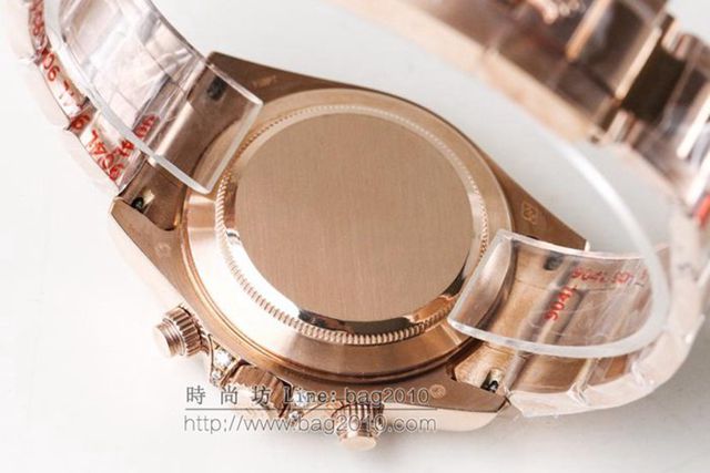 勞力士手錶 Rolex全新彩虹圈迪通拿Daytona 緞紋字面 Rolex高端男士腕表  hds1051